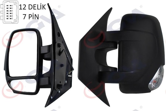 GVADış Dikiz Aynası Sol Master-Movano 10 Elektrikli Isıtmalı Sinyalli Konveks Sol L Vm-971EhlGVA 1019266