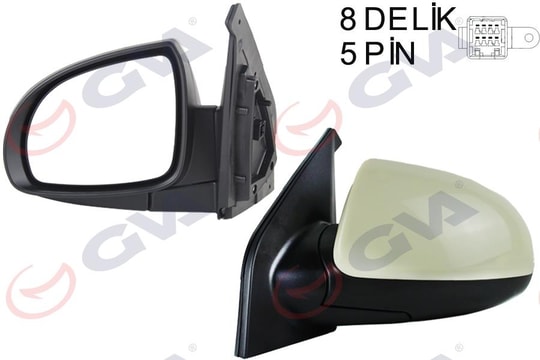 GVADış Dikiz Aynası Sol Pıcanto 06 Elektrikli Isıtmalı Astarlı Konveks Vm-753EhplGVA 1091920
