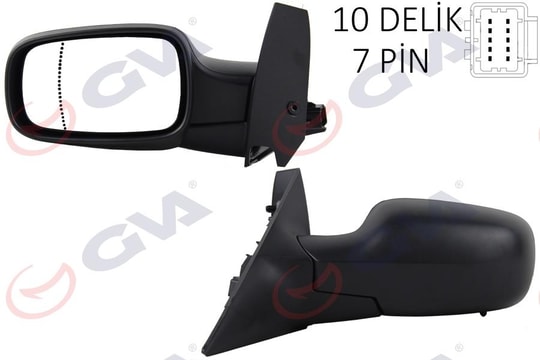 GVADış Dikiz Aynası Sol Scenıc 03-08 Elektrikli Isıtmalı Asferik 5 Fiş Vm-139EhpalGVA 1011221