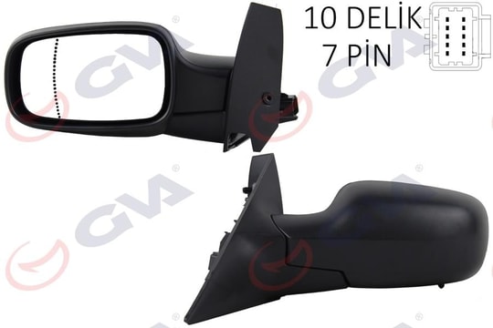 GVADış Dikiz Aynası Sol Scenıc 03-08 Elektrikli Isıtmalı Asferik 5 Fiş Vm-139EhpalGVA 1011221