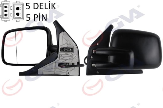 GVADış Dikiz Aynası Sol Transporter T4 96 Elektrikli Isıtmalı Asferik Vm-186EhalGVA 1075507