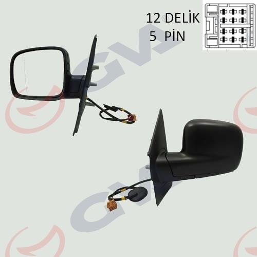 GVADış Dikiz Aynası Sol Transporter T5 Multıvan 04 Elektrikli Isıtmalı Asferik 5 Fiş Vm-373EhalGVA 1075526