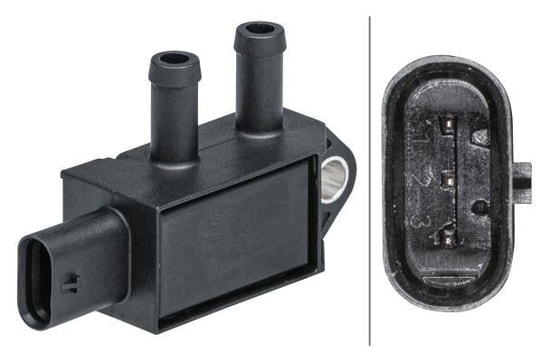 HELLAEgzos Gazı Başınc Sensörü 3 Kutuplu 8 Mm VwHELLA 6PP009403221