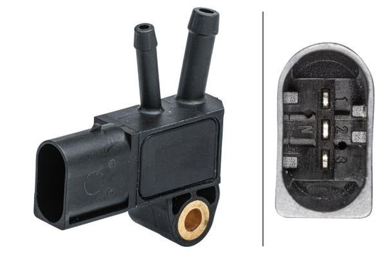 HELLAEgzoz Basınc Sensoru Mercedes Om640 Om642 Om646 W204 C218 W212 C207 W221 W461 W639 B906HELLA 6PP009409481