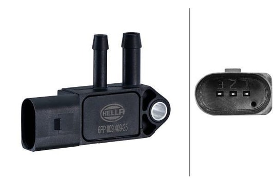 HELLAEgzoz Basıncı Sensörü.3-Kutuplu.Audi/Hitachi/Porsche/Seat/Skoda/VwHELLA 6PP009409251