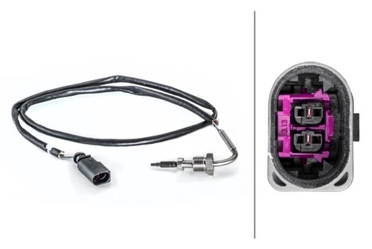 HELLAEgzoz Sıcaklığı Sensörü.2-Kutuplu.Vw Beetle-GolfHELLA 6PT014494431