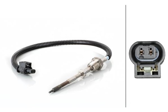HELLAEgzoz Sıcaklık Sensoru Kat. Uzerınde Mercedes W203 S203 W204 S204 C209 A209 C219 W211 S211 W221HELLA 6PT014494521