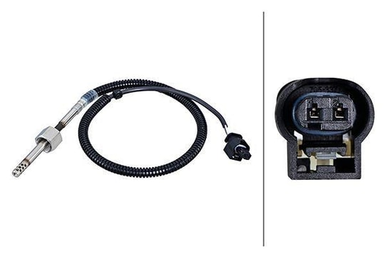 HELLAEgzoz Sıcaklık Sensoru Kat. Uzerınde Mercedes W205 S205 C205 X253 C253HELLA 6PT010376551