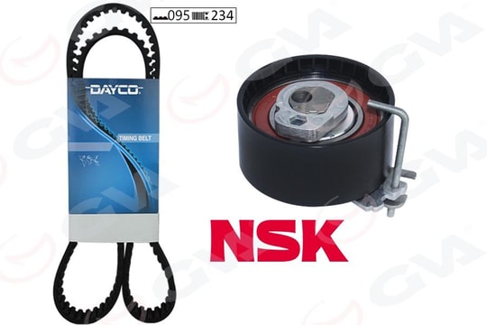 GVAEksantrik Gergi Kiti 095X234 Clıo Iı-Iıı-Kangoo-Logan-Sandero-Modus 1.2-1.2 16V D4f-D7f K015577xs 1680600QawGVA 59T1425