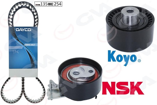 GVAEksantrik Gergi Kiti 135X254 P206-207-307-1007-C2-C3-C4 1.4 16V Kfu Et3j4 K015615xsGVA 59T4322