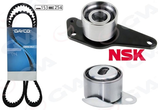 GVAEksantrik Gergi Kiti 153X254 Megane 1.9D 96- -R9-R11-R19-R21 1.9D F8q K015212GVA 59T1103