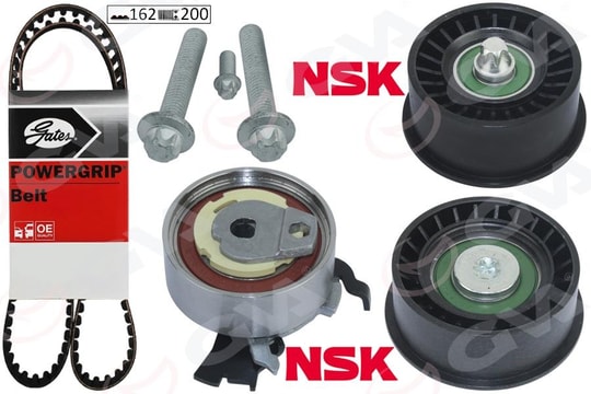 GVAEksantrik Gergi Kiti 162X200 Astra G-Corsa C-Vectra C-Merıva A-Zafıra A 1.4-1.6-1.8 16V Z16xe-Z14xeGVA 59T9008