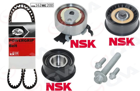 GVAEksantrik Gergi Kiti 162X200 Astra G-Corsa C-Vectra C-Merıva A-Zafıra A 1.4-1.6-1.8 16V Z16xe-Z14xe 95518060-1629094-1606306-95516735GVA 59T9005