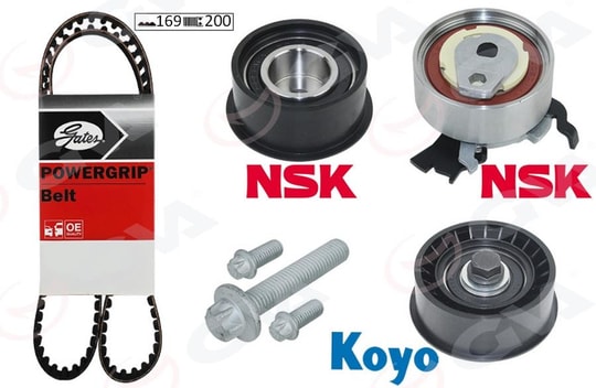 GVAEksantrik Gergi Kiti 169X200 Astra F-Corsa B-Vectra B 1.4İ-1.6İ-1.8İ 16V X14xe-X16xel-X18xeGVA 59T9003