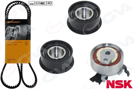 GVAEksantrik Gergi Kiti 169X240 Vectra B 96-02 -Omega B 94-99 Astra F-Vectra A 94 96 Calıbra 97 1.8İ-2.0İ 16V X20xev-X18xe Chevrolet Lacettı-Epıca-Evenda 2.0 16V Lda-L88GVA 59T9054