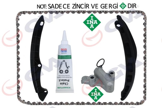 GVAEksantrik Zincir Seti Golf5/6-Jetta-Passat-Scırocco-A3-Leon 1.6 Fsı Blf - 1.4 Tsı Caxa-Bmy-BlgGVA 59C7510-2