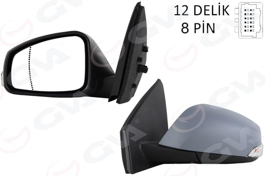 GVAElektrikli Isıtmalı Sinyalli Katlanır Astarlı Konveks Sağ R Megane Fluence 08-GVA 1011325-1