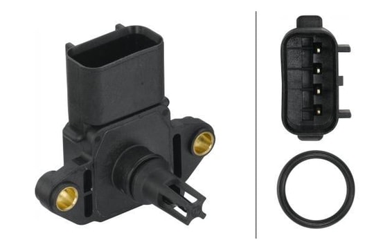 HELLAEmme Borusu Basıncı Sensörü.12V.Ntc Sensörü.4-Kutuplu.Ford Transit/Jaguar X TypeHELLA 6PP009400381