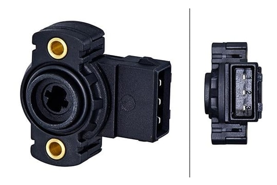 HELLAGaz Kelebeği Konumu Sensörü.12V.Sürtünme Potansiyometresi.3-Kutuplu.Seat Ibiza/Vw Golf-Polo-VentoHELLA 6PX008476811