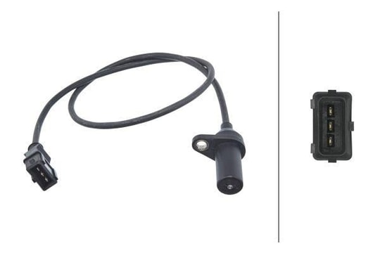 HELLAİmpuls Vericisi. Krank Mili.12V.İndüktif Sensörü.3-Kutuplu.Ferrari/Fiat/LanciaHELLA 6PU009146431
