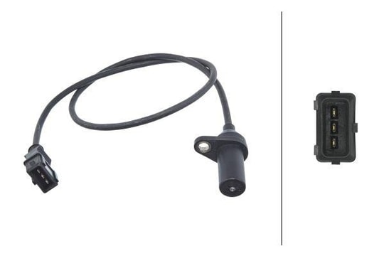 HELLAİmpuls Vericisi. Krank Mili.12V.İndüktif Sensörü.3-Kutuplu.Ferrari/Fiat/LanciaHELLA 6PU009146431