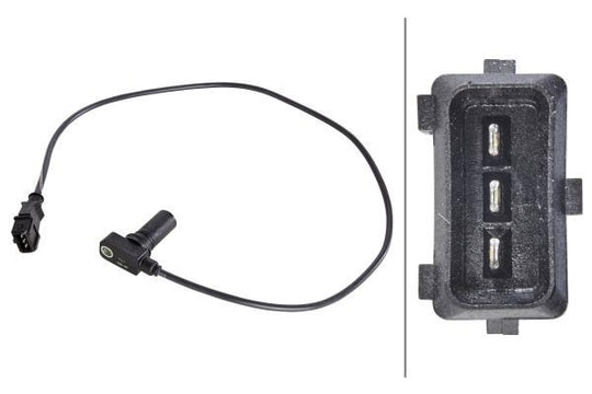 HELLAİmpuls Vericisi. Krank Mili.12V.İndüktif Sensörü.3-Kutuplu.Audi 80-100-A4-A6-A8-CabrioletHELLA 6PU009163981