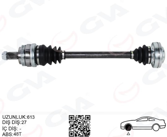 GVAKomple Aks Arka Sol Bmw E81 E87 E82 E88 E90 E91 E92 607MmGVA 4499190
