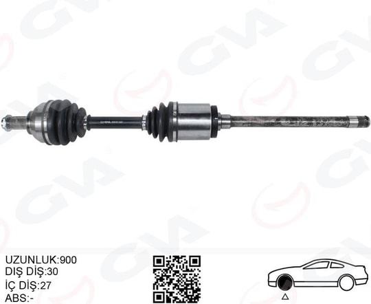 GVAKomple Aks Ön Sağ Bmw E46 Xd Xi 900MmGVA 4499120