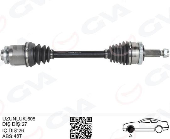 GVAKomple Aks Ön Sag Hyundaı Tucson Jm 2.0 Crdı Abslı 04-10GVA 4491210
