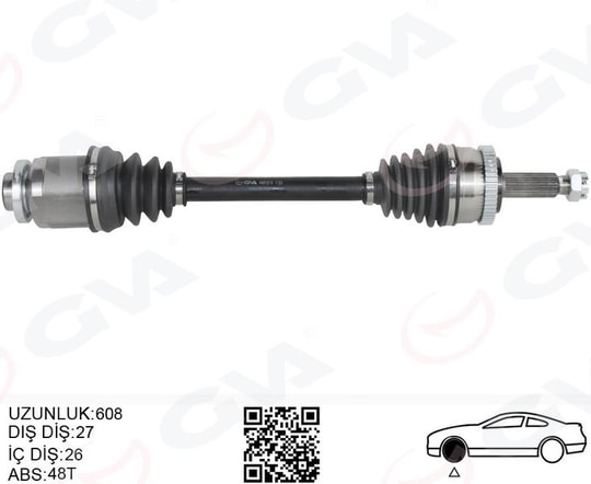 GVAKomple Aks Ön Sag Hyundaı Tucson Jm 2.0 Crdı Abslı 04-10GVA 4491210