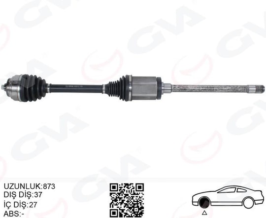 GVAKomple Aks On Sag Otm. Sanz. Bmw F07 F01 F02 F03 F04 XdriveGVA 4499110