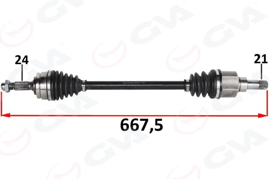 GVAKomple Aks Ön Sol Psa 301 1.2 Vtı M-T 12-GVA 4443313