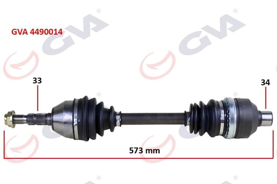 GVAKomple Aks Sağ Astra H 1.3 Cdtı 04 573MmGVA 4490014