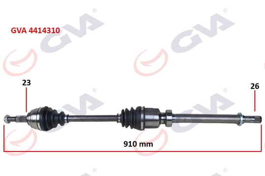 GVAKomple Aks Sağ Clıo Iv 0.9 Tce A/T 12- 6 VitesGVA 4414310