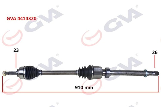 GVAKomple Aks Sağ Clıo Iv 1.5 Dcı 12- 75-90HpGVA 4414320