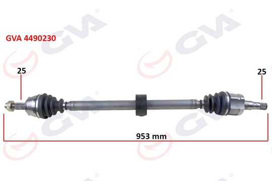 GVAKomple Aks Sağ Corsa D 1.3 Cdtı 06 Dth 953MmGVA 4490230