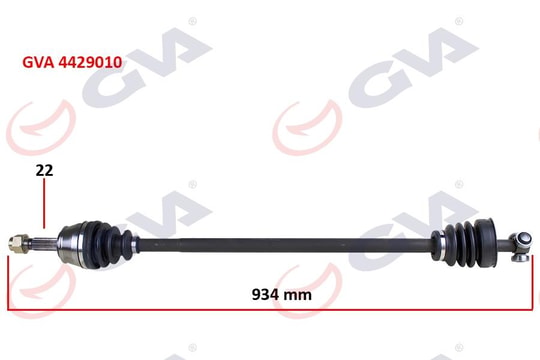 GVAKomple Aks Sağ Doblo 1.9D 01 934MmGVA 4429010