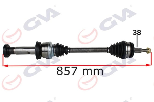 GVAKomple Aks Sağ Düz Vites Transporter T6 2.0 Tdı 860Mm Caab-Caac-CaaeGVA 4475260