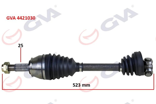 GVAKomple Aks Sağ Palıo-Albea-Doblo 1.3 Mtj 06 Kısa Tip 523MmGVA 4421030