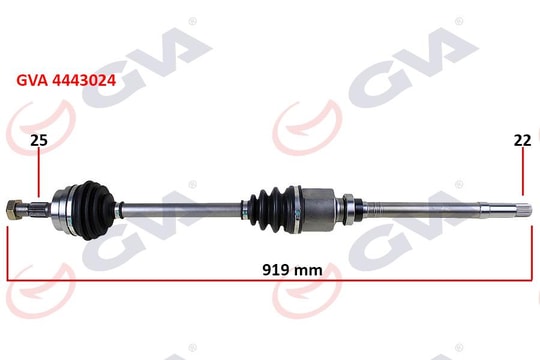 GVAKomple Aks Sağ Peugeot 306 1.6 93-00 919MmGVA 4443024