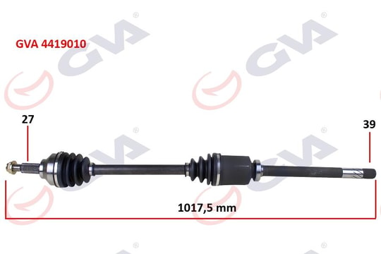 GVAKomple Aks Sağ Trafıc Iı-Opel Vıvaro 1.9 Dcı 01 1017MmGVA 4419010