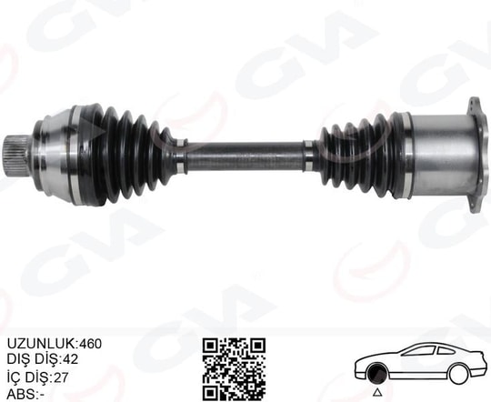 GVAKomple Aks Sağ/Sol Audı A4-A5 1.8Tfsı-2.0 Tdı 08-GVA 4475266