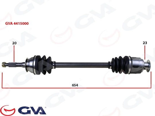 GVAKomple Aks Sağ/Sol Renault 12 654MmGVA 4415000