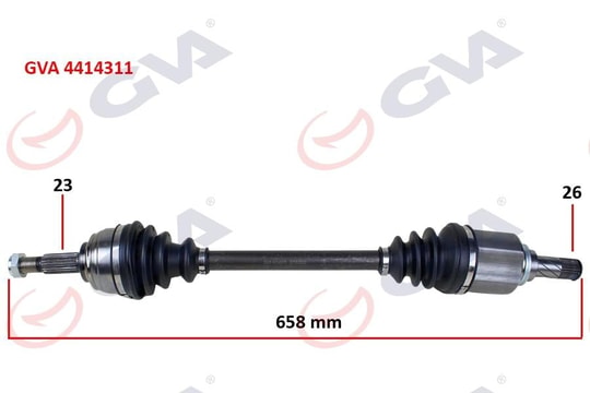 GVAKomple Aks Sol Clıo Iv 0.9 Tce A/T 12- 6 VitesGVA 4414311