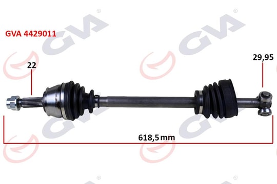 GVAKomple Aks Sol Doblo 1.9D 01 618MmGVA 4429011