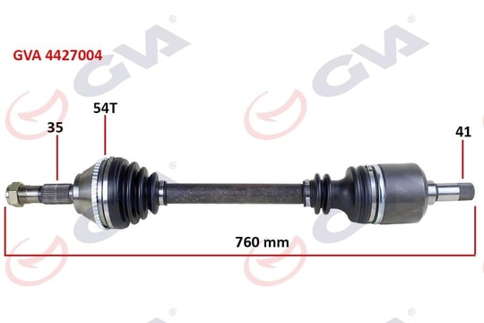 GVAKomple Aks Sol Ducato-Boxer-Jumper 2.5 D 94-02 18Q Abs Li 54Diş 762MmGVA 4427004