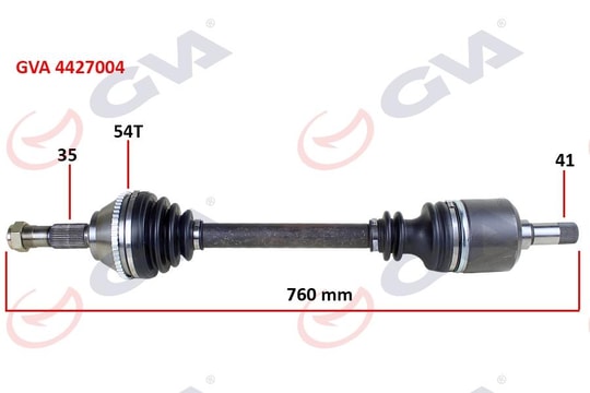 GVAKomple Aks Sol Ducato-Boxer-Jumper 2.5 D 94-02 18Q Abs Li 54Diş 762MmGVA 4427004