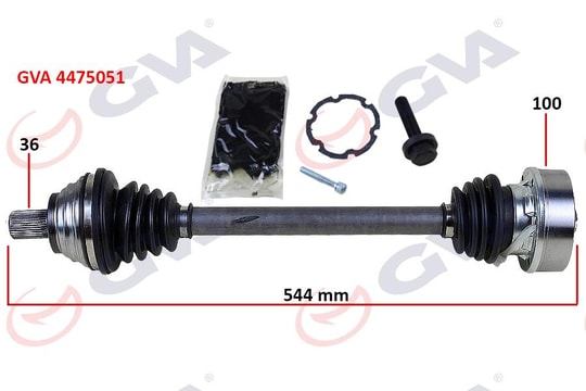 GVAKomple Aks Sol Golf 5/6-A3-Leon-Octavıa 1.6 102 Hp Man. 544MmGVA 4475051