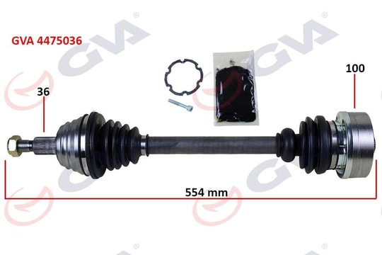 GVAKomple Aks Sol Golf Iv-Bora-A3-Leon-Toledo-Octavıa 1.9 Tdı 554MmGVA 4475036