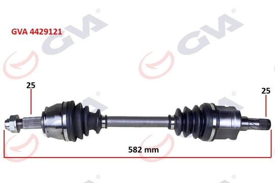 GVAKomple Aks Sol Lınea 1.6 Mjt 07- Fıorıno 1.3 Mjt A/T 08-13 İç Aks KafalıGVA 4429166